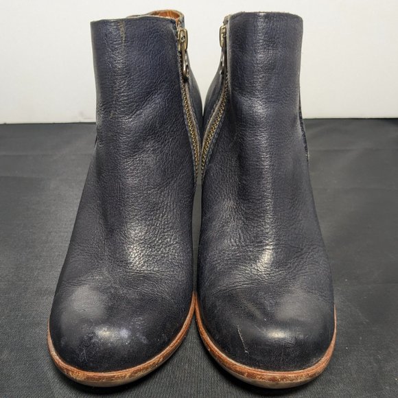 Kork-Ease Natalya Wedge Booties, Blue - Picture 4 of 8